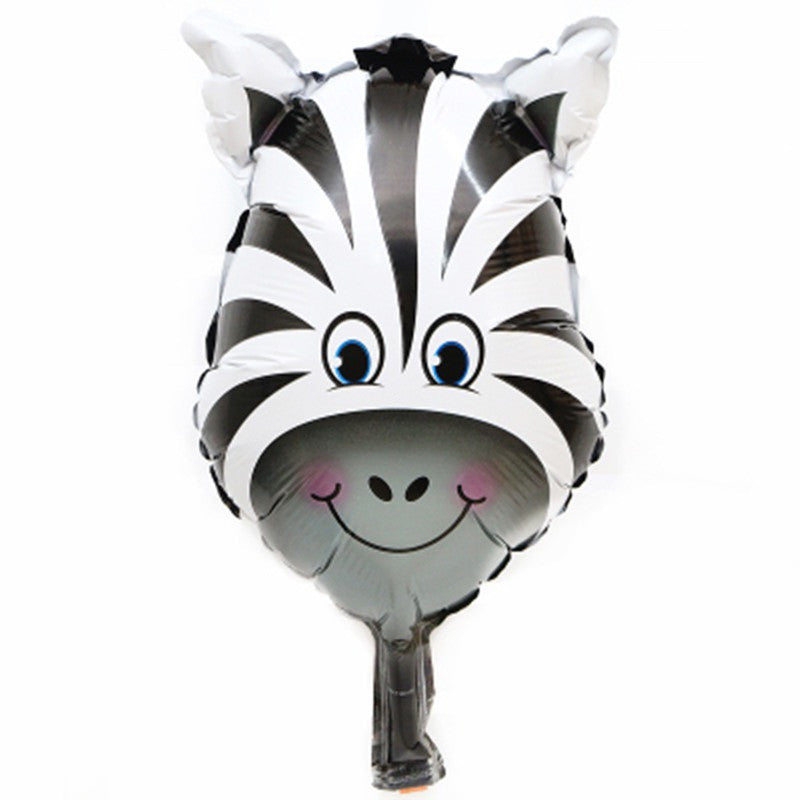 Billion Balloons 14" Mini Animal Foil Balloon Animal Stick Safari Foil Balloon