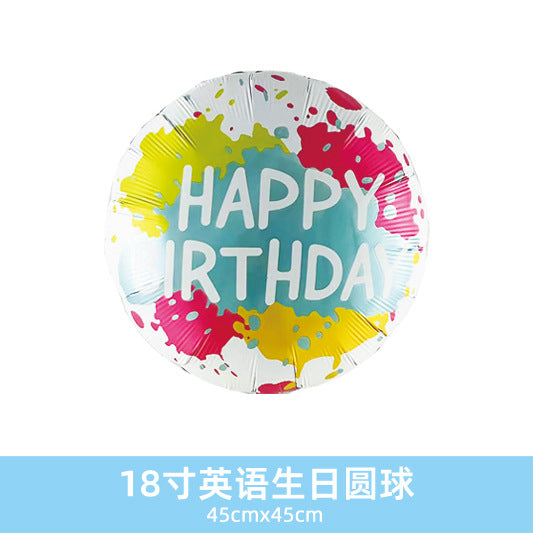 Wholesale 18inch Happy Birthday Balloon Decoration