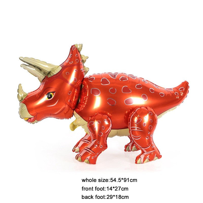 Billion Balloons 3D Standing Large Dinosaur Cartoon Aluminum Film Balloon