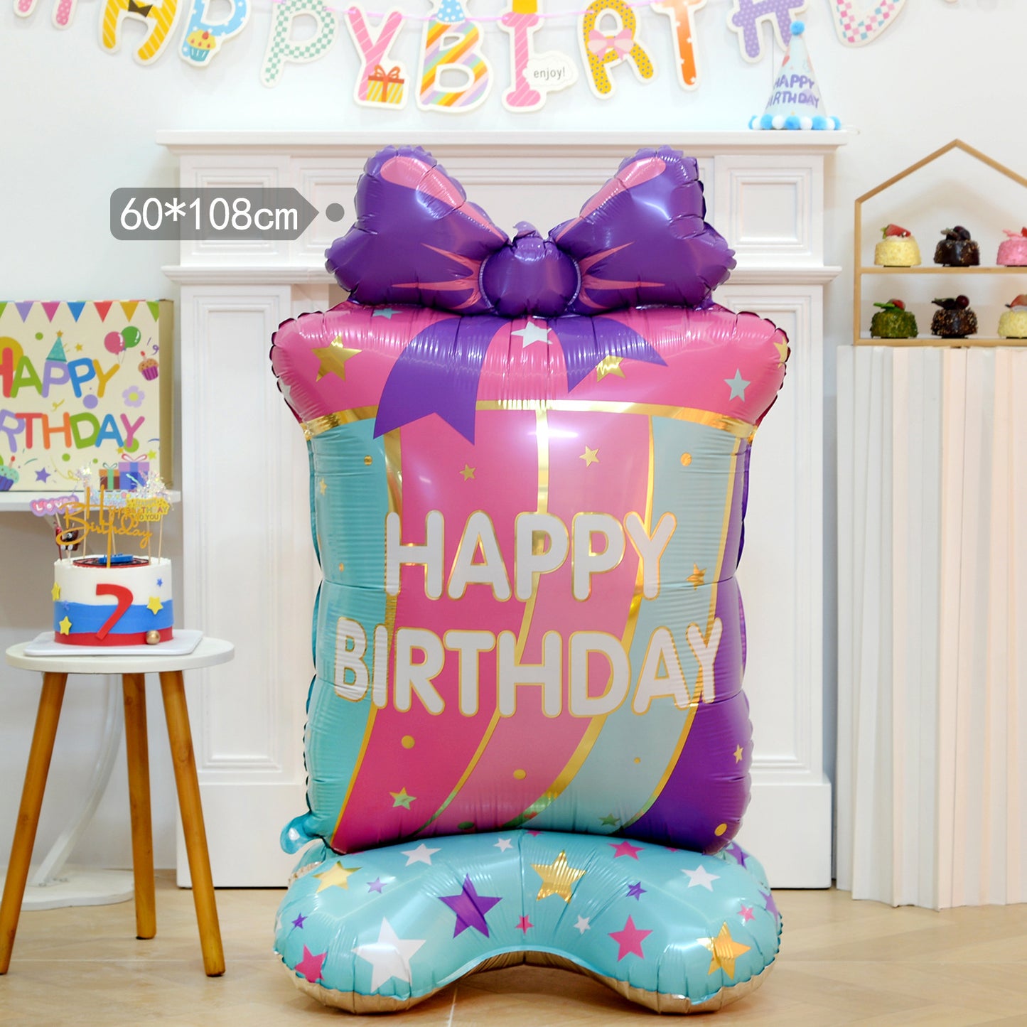 Large Cartoon Aluminum Film Balloon Standing Base Party Min.50PCS