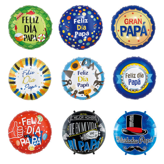 18inch Spanish Fathers Day Blessing Dad Joy Balloons Wholesale Min.50PCS