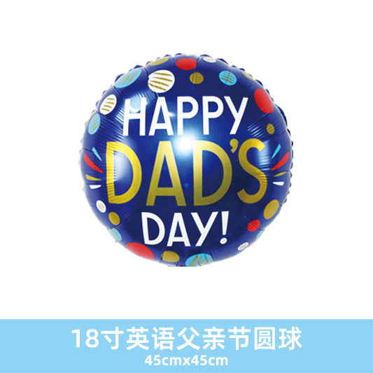 Fathers Day Joy Balloon 18inch English Blessing Wholesale