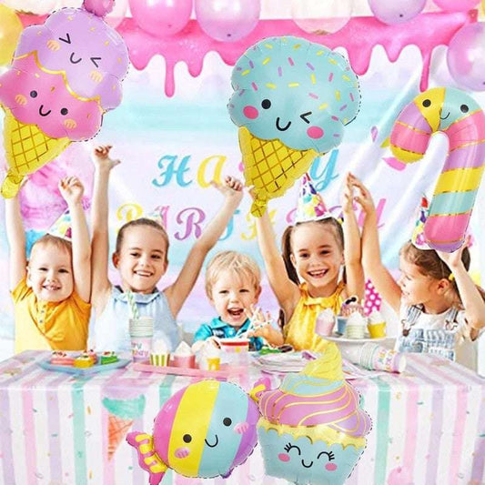 Billion Balloons 1/6Pcs Ice Cream Candy Dessert Series Balloons