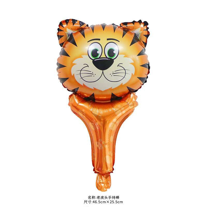 Billion Balloons 14" Mini Animal Foil Balloon Animal Stick Safari Foil Balloon