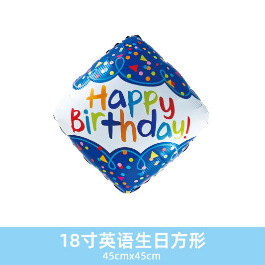 Wholesale 18inch Happy Birthday Balloon Decoration
