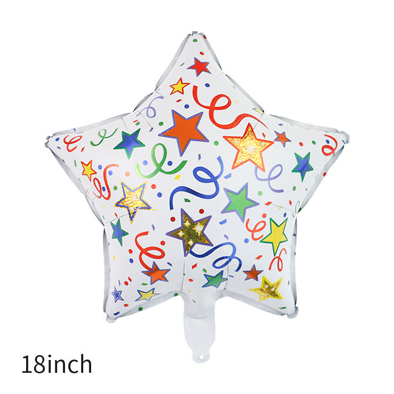 18-Inch Christmas Children's Aluminum Film Decorative Balloon
