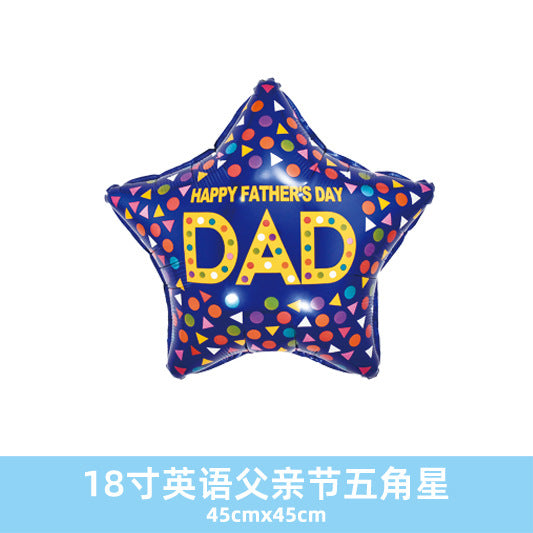 Fathers Day Joy Balloon 18inch English Blessing Wholesale