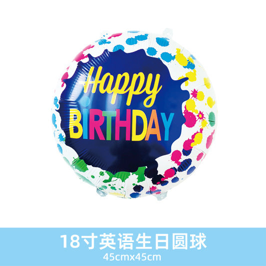 Wholesale 18inch Happy Birthday Balloon Decoration