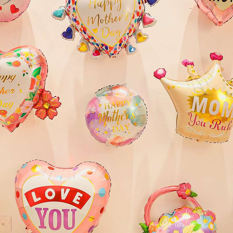Mother's Day Decorative Aluminum Foil Balloons