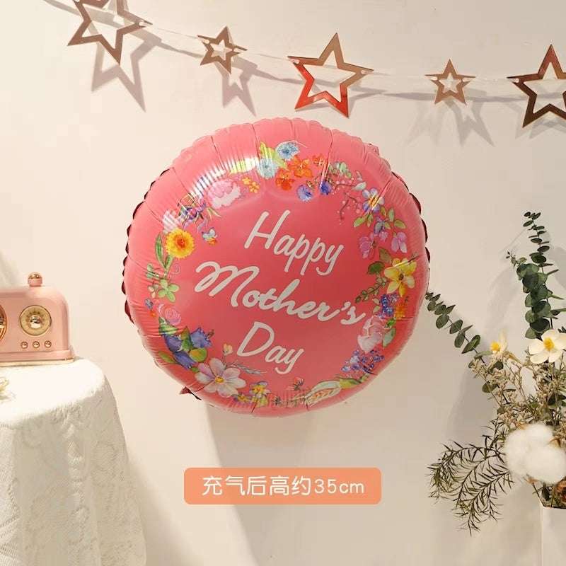 Mother's Day Birthday 3D Large Aluminum Foil Balloon Wholesale