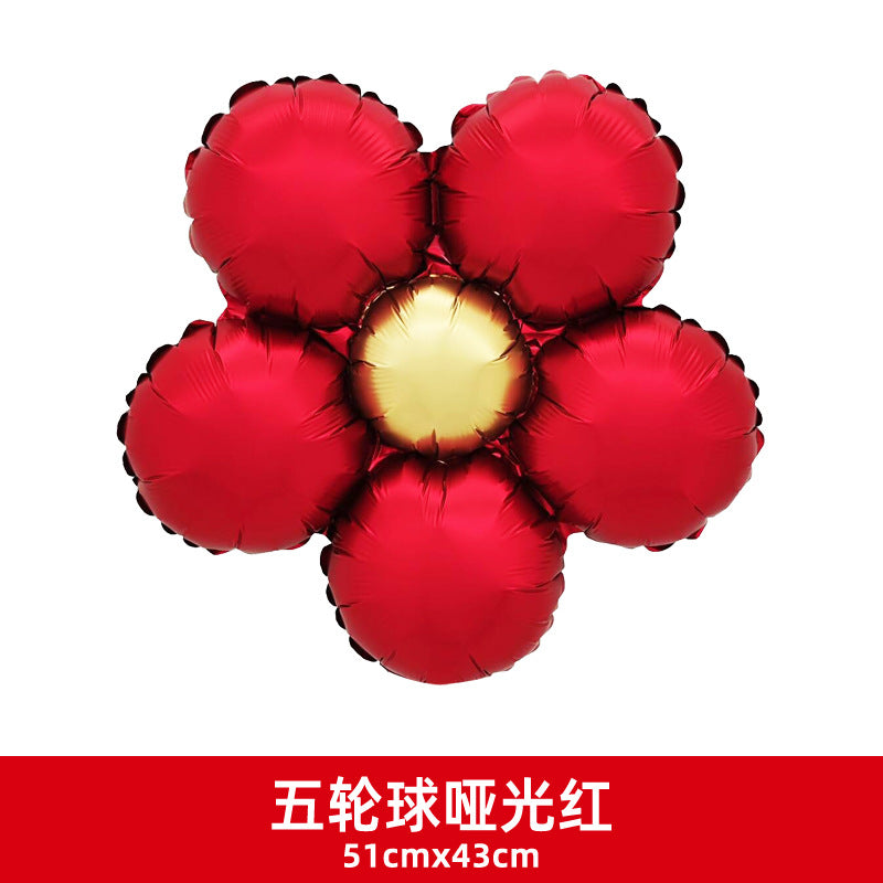Chinese Valentine Matte Balloons Party Deco Leopard Submarine Design