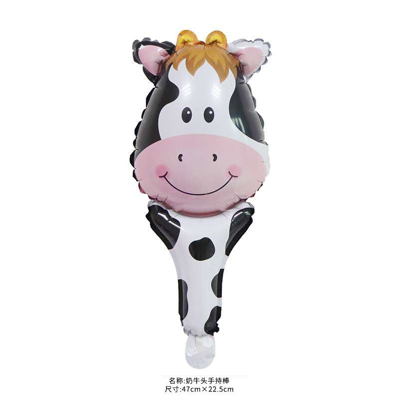 Billion Balloons 14" Mini Animal Foil Balloon Animal Stick Safari Foil Balloon
