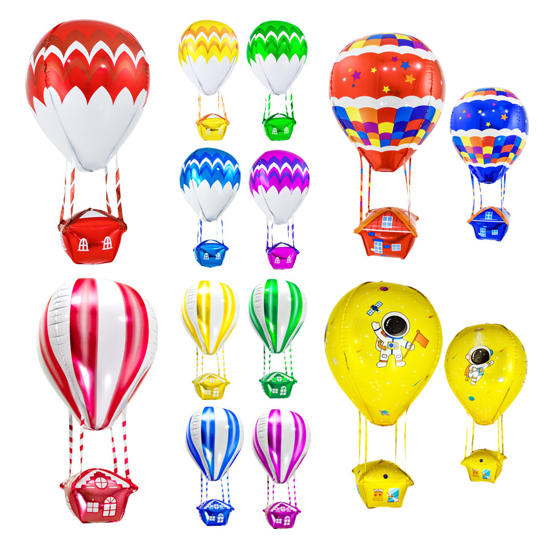 Promotional 3D 4D Floating Balloon Hot Air Gift Original Aluminum Film 50pcs Min.