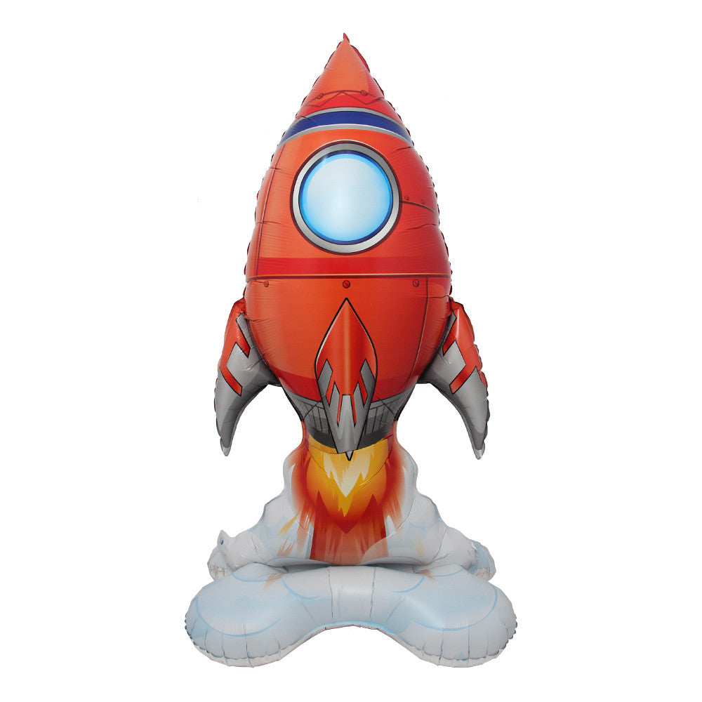 Billion Balloons 4D Standing Giant size Rocket Party Foil Balloons Min.PCS