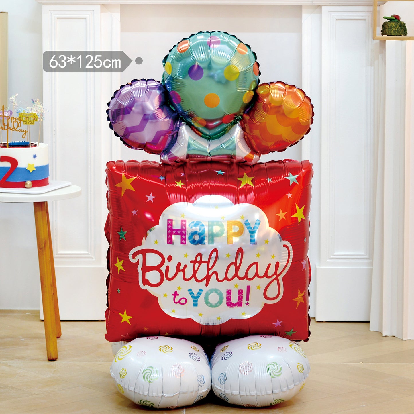 Large Cartoon Aluminum Film Balloon Standing Base Party Min.50PCS