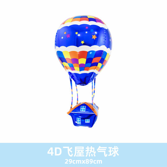 Promotional 3D 4D Floating Balloon Hot Air Gift Original Aluminum Film 50pcs Min.