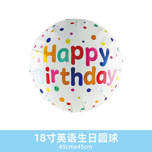 Wholesale 18inch Happy Birthday Balloon Decoration