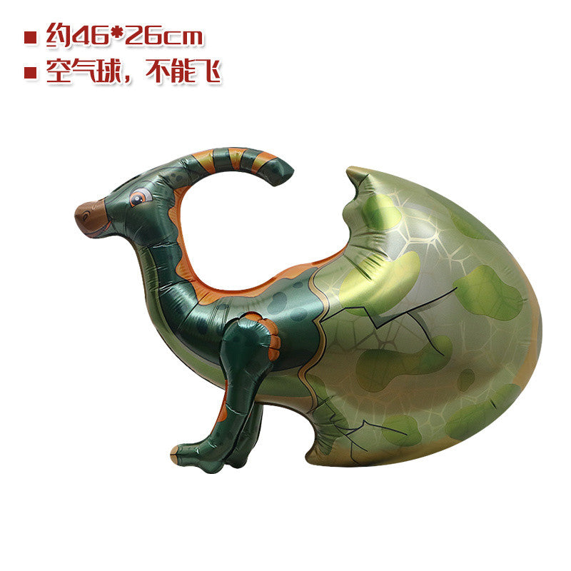 Billion Balloons 4D Standing Dinosaur Egg Shape Cartoon Balloon Dinosaur