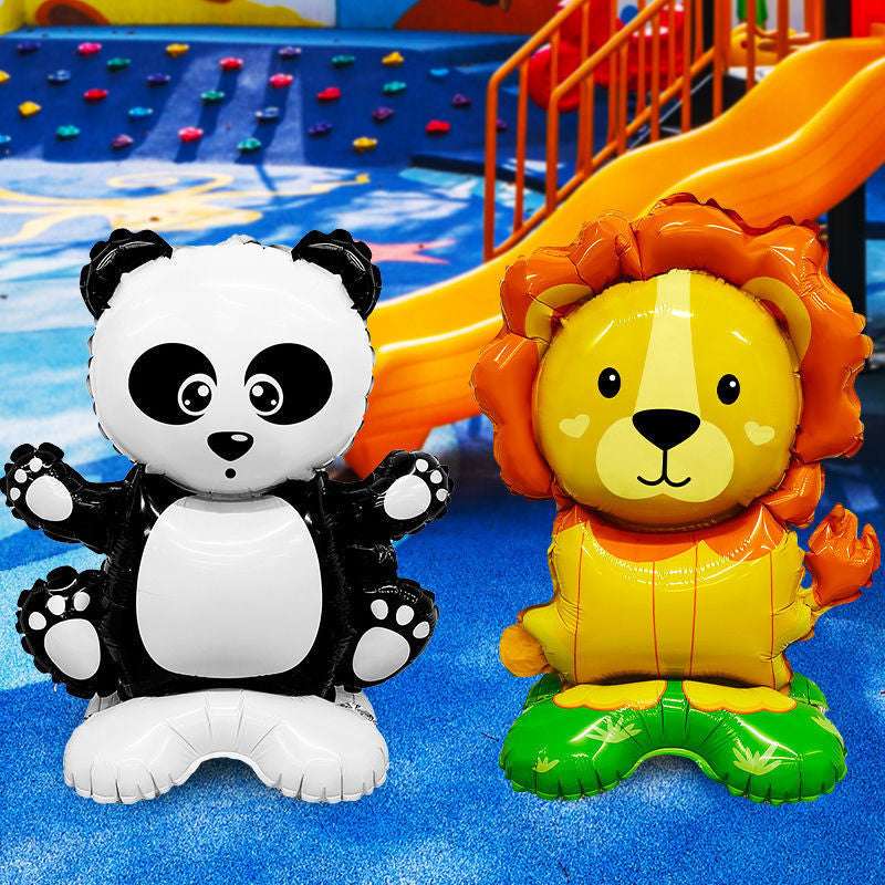 Billion Balloons Cute Cartoon Animal Standing Aluminum Film Balloon