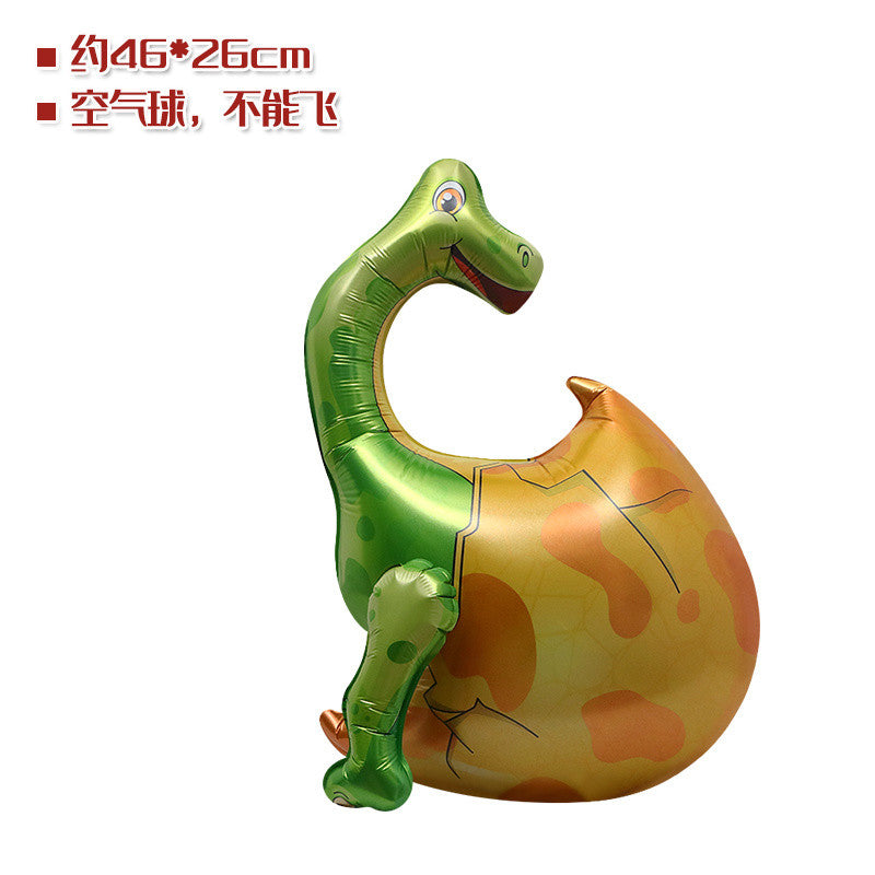 Billion Balloons 4D Standing Dinosaur Egg Shape Cartoon Balloon Dinosaur