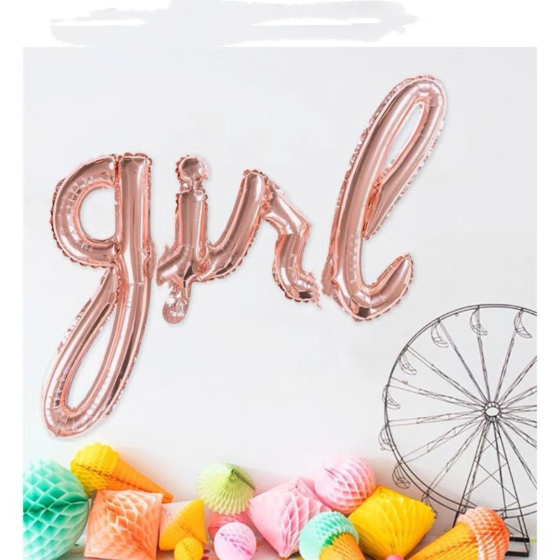 18inch Gold Letter Balloons Wedding Decor Aluminum Foil Min.50PCS