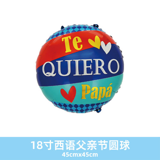 18inch Spanish Fathers Day Blessing Dad Joy Balloons Wholesale