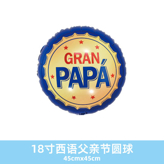 18inch Spanish Fathers Day Blessing Dad Joy Balloons Wholesale