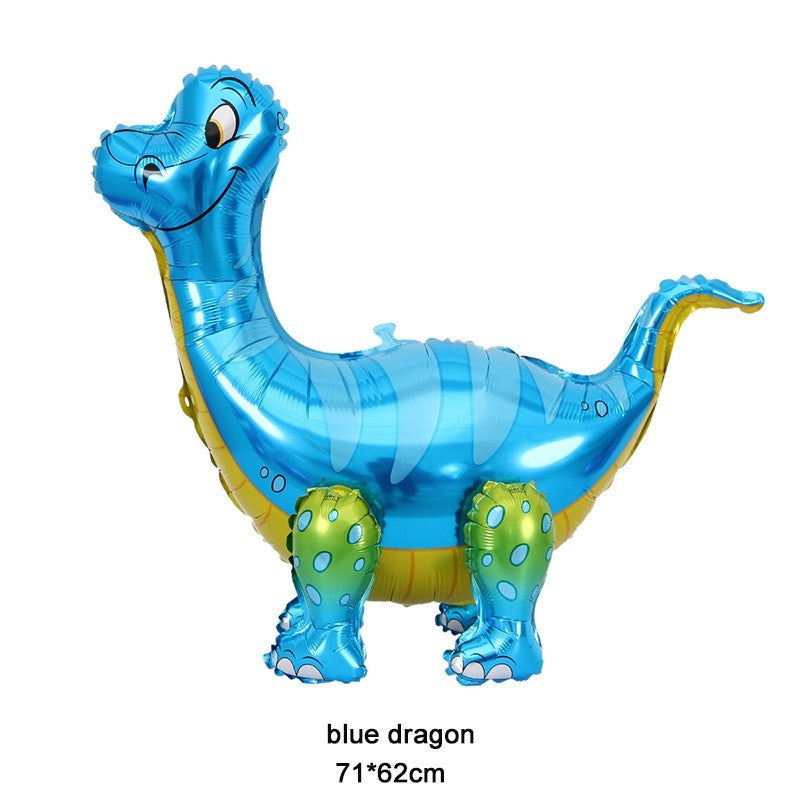 Billion Balloons 3D Standing Large Dinosaur Cartoon Aluminum Film Balloon