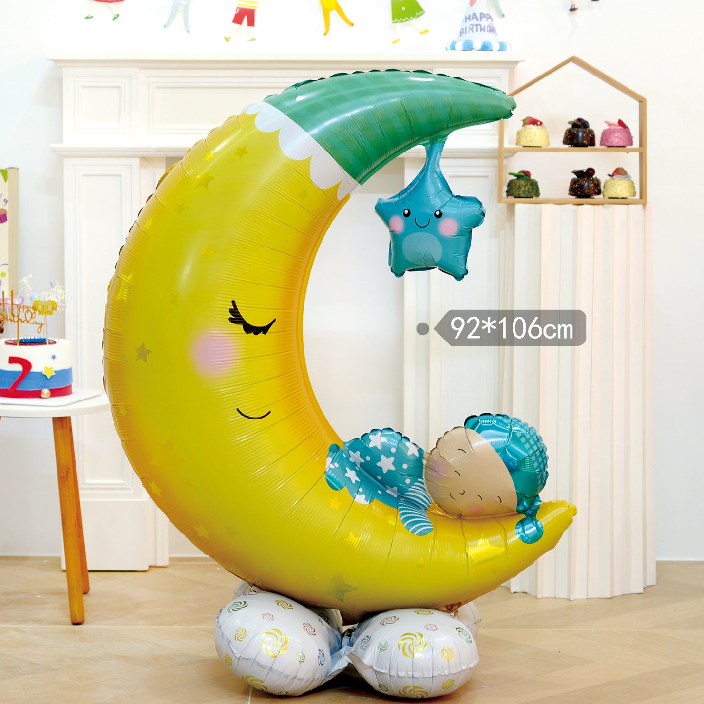 Large Cartoon Aluminum Film Balloon Standing Base Party Min.50PCS