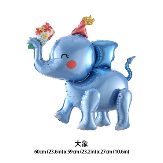 Billion Balloons Assemble Elephant Balloon Zoo Forest Party Decorative Balloon - 20PCS