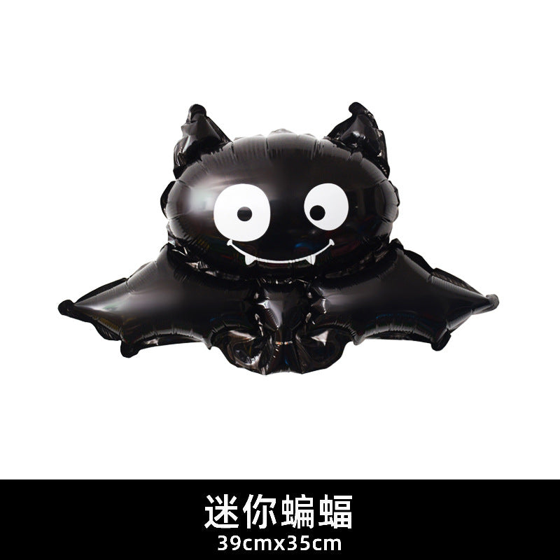 Mini Halloween Decor Balloons Ghost Festival Bat Pumpkin Skull Film Min.100PCS