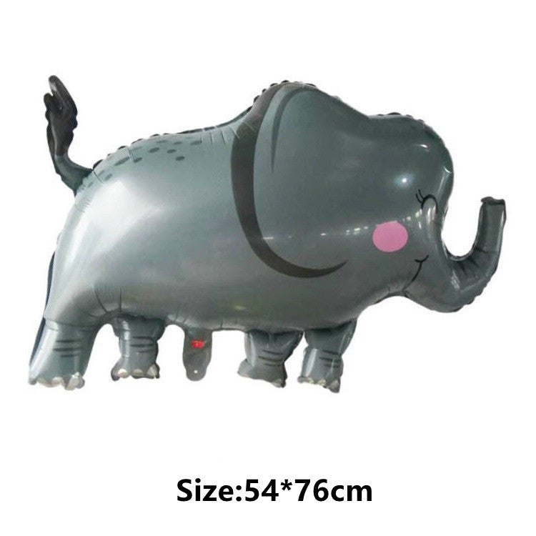 Billion Balloons Cartoon Animal Foil Balloon Cute Smile Balloons for Birthday Party Decorations