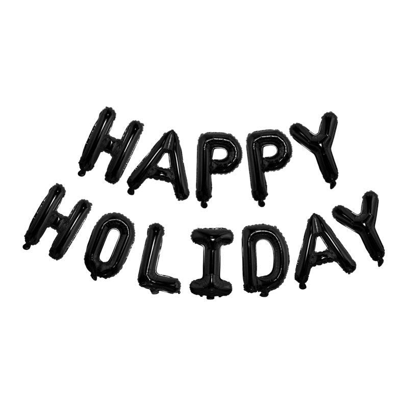 Happy Holidays Aluminum Foil Balloons for decoration
