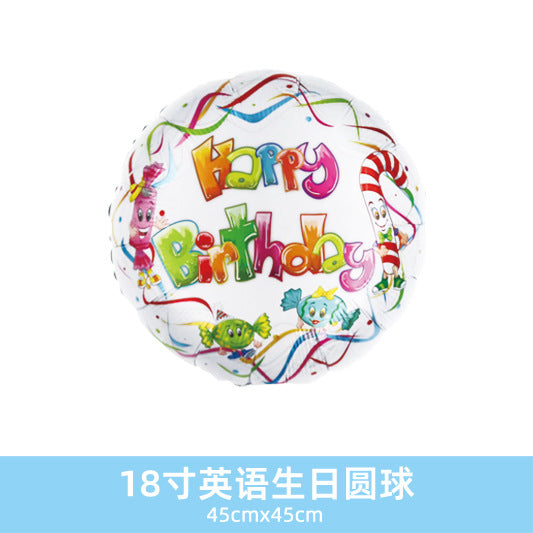 Wholesale 18inch Happy Birthday Balloon Decoration