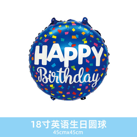 Wholesale 18inch Happy Birthday Balloon Decoration