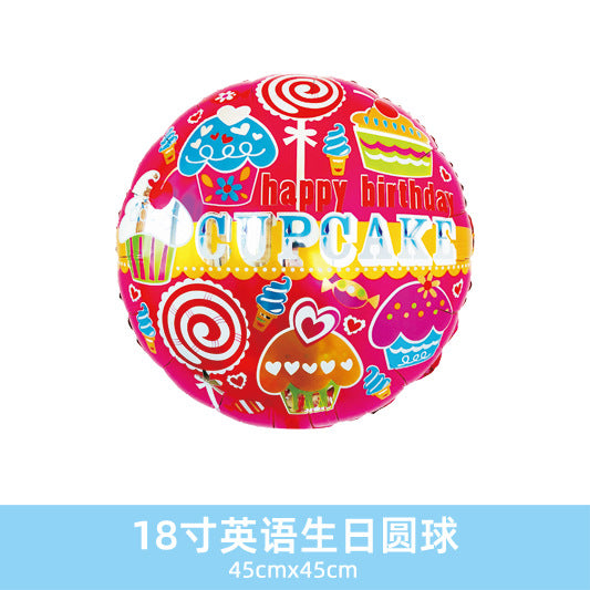 Wholesale 18inch Happy Birthday Balloon Decoration