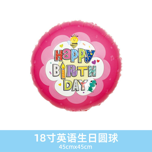 Wholesale 18inch Happy Birthday Balloon Decoration