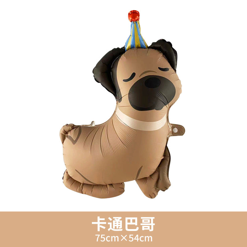 Chinese Valentine Matte Balloons Party Deco Leopard Submarine Design