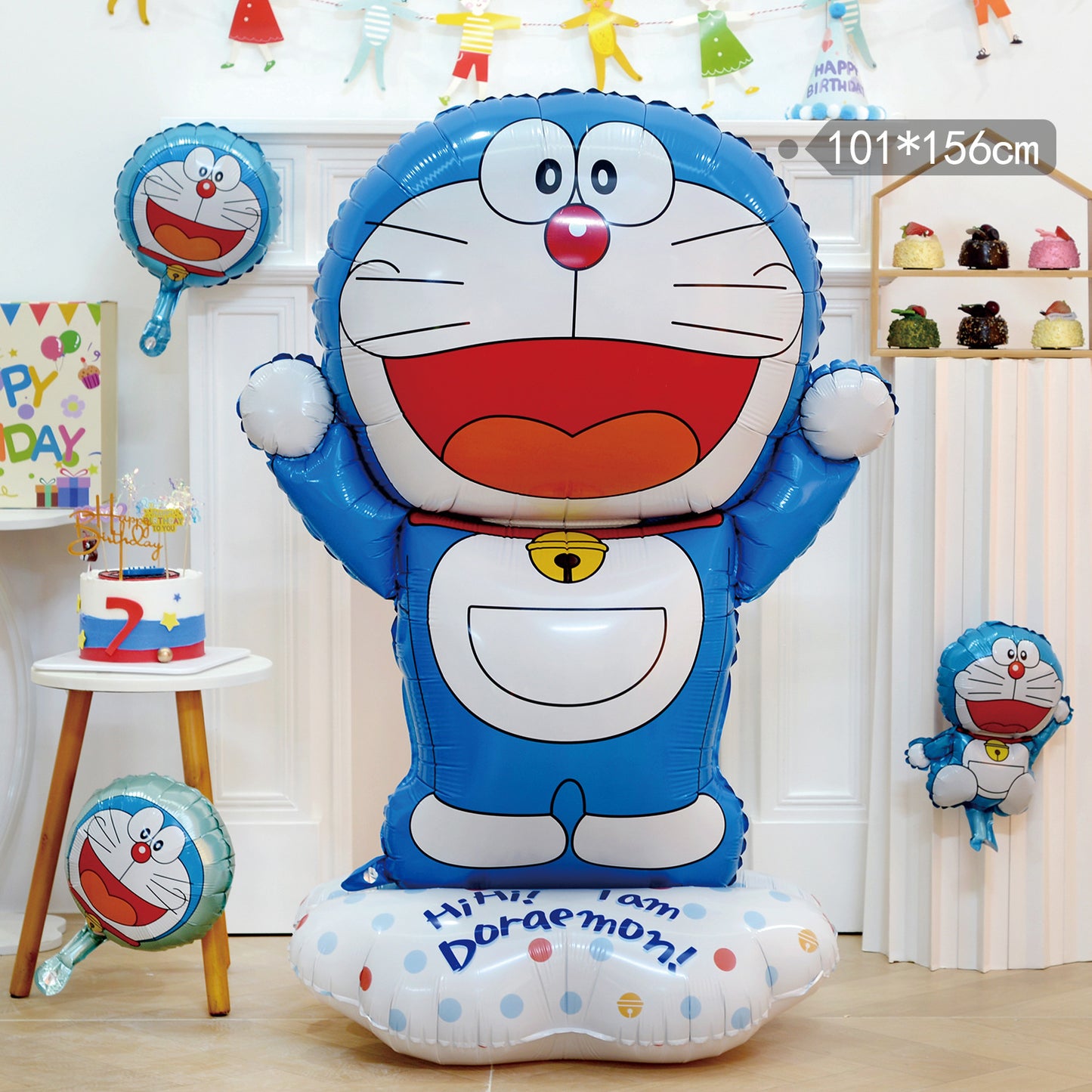 Large Cartoon Aluminum Film Balloon Standing Base Party Min.50PCS