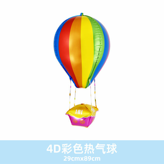 Promotional 3D 4D Floating Balloon Hot Air Gift Original Aluminum Film 50pcs Min.