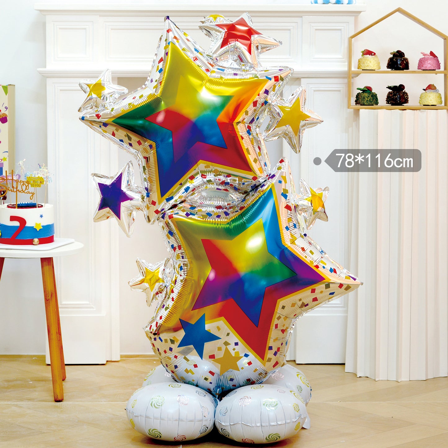Large Cartoon Aluminum Film Balloon Standing Base Party Min.50PCS