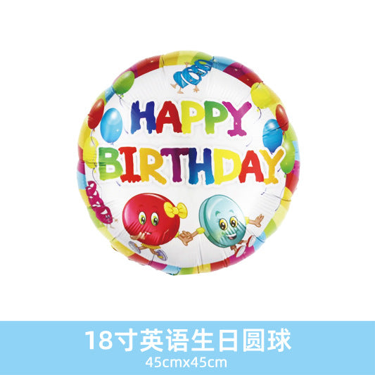 Wholesale 18inch Happy Birthday Balloon Decoration