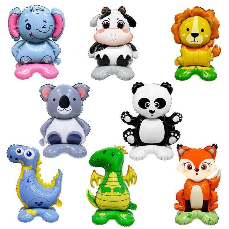 Billion Balloons Cute Cartoon Animal Standing Aluminum Film Balloon