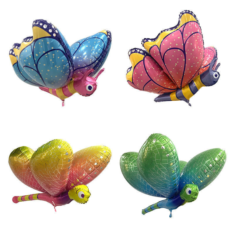 Billion Balloons 3D Butterfly Dragonfly Aluminum Foil Balloon