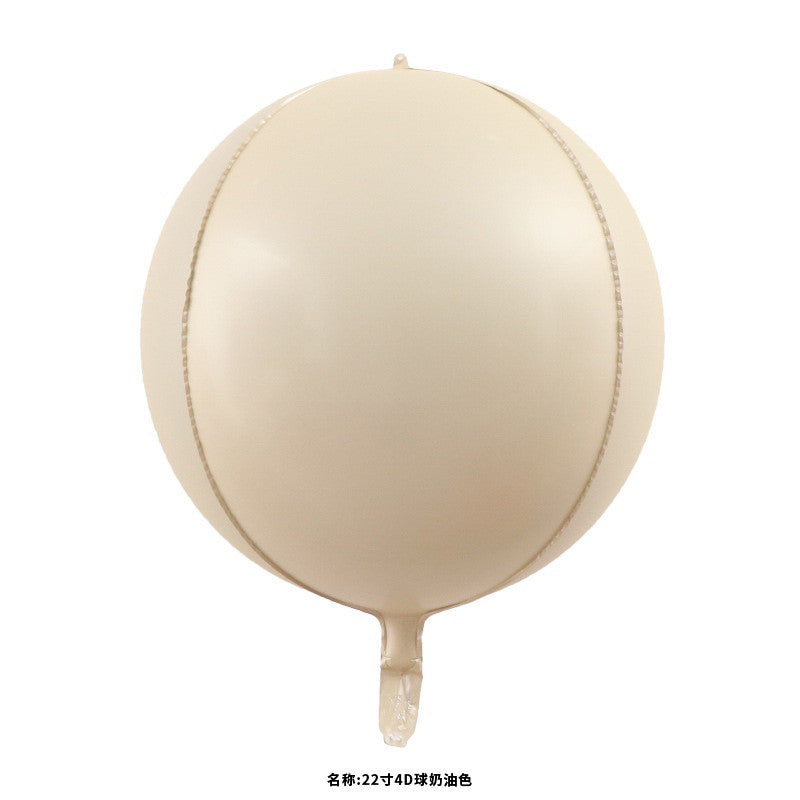 Billion Balloons 18/40Inch Number Balloons 0-9 Large Digital Heart Foil Beige Balloon