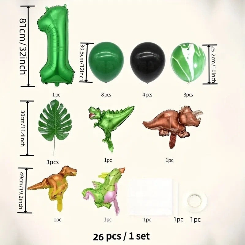 Billion Ballons Birthday Balloon Dinosaur Children's Toy Boys Girls Party Decoration
