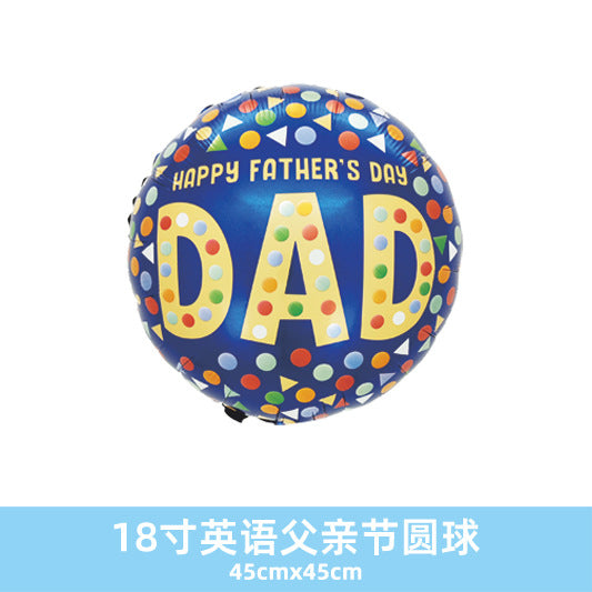 Fathers Day Joy Balloon 18inch English Blessing Wholesale