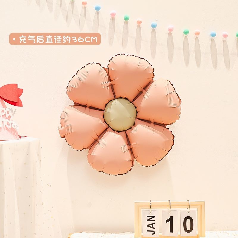 Billion Balloons INS Style Matte Bear Cake Aluminum Film Balloons Min.50PCS