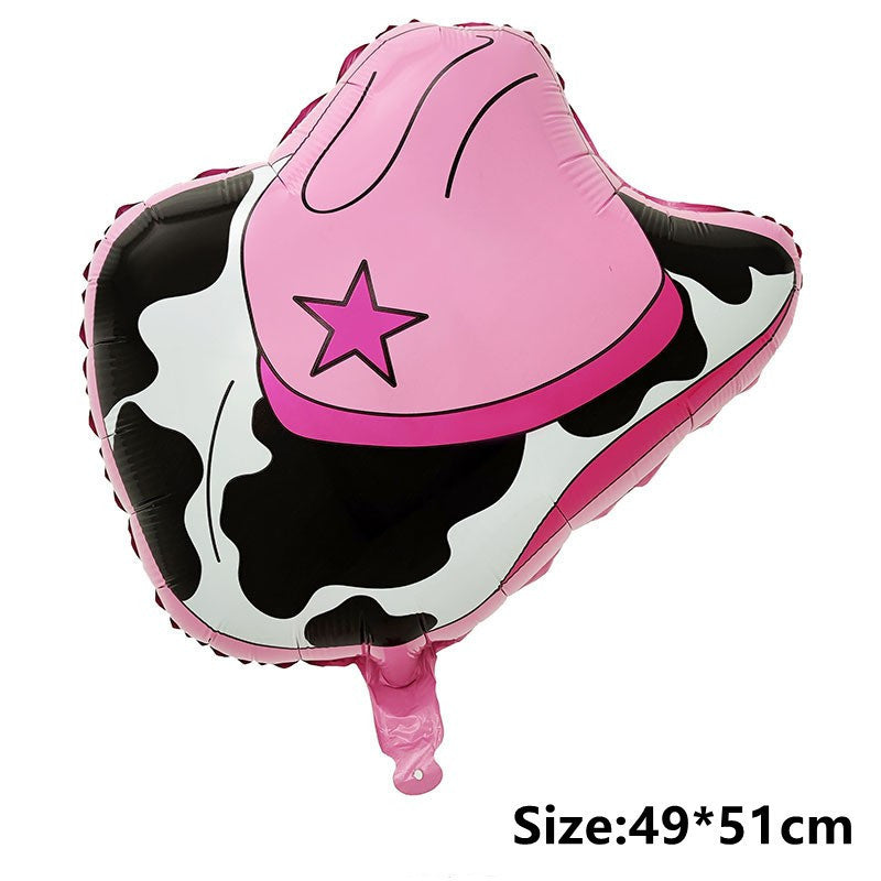 Billion Balloons Cartoon shaped aluminum film cow balloon Farm themed