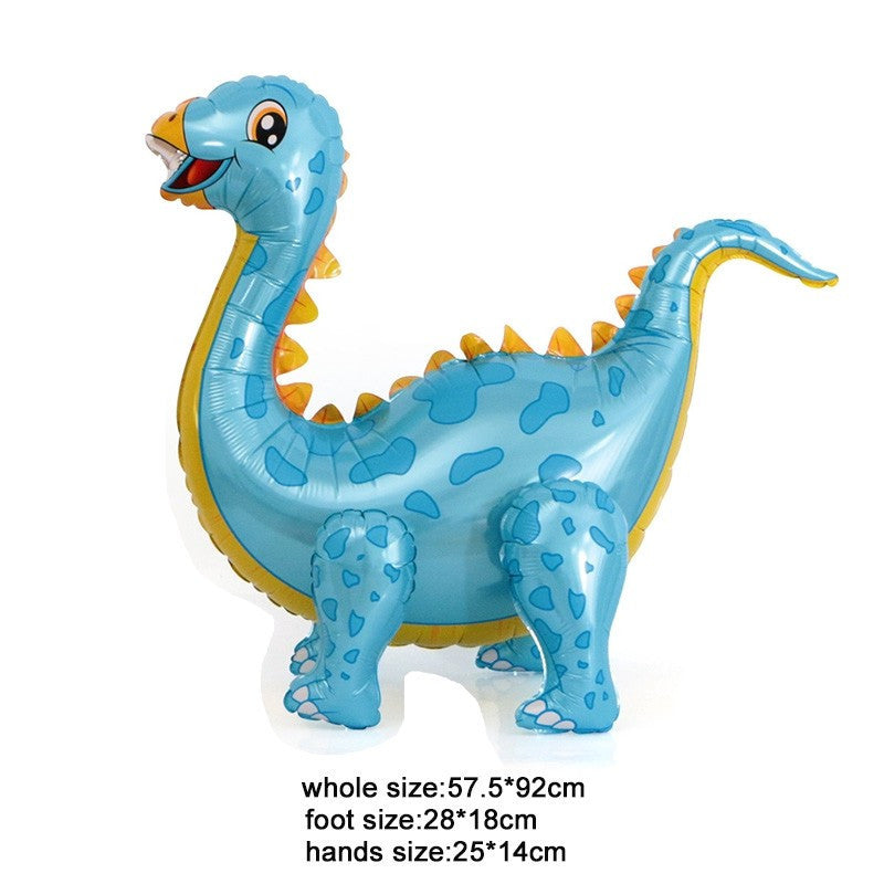 Billion Balloons 3D Standing Large Dinosaur Cartoon Aluminum Film Balloon